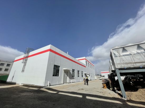 圖為大唐興海清潔能源有限公司子科灘鎮(zhèn)、河卡鎮(zhèn)項目建成開始供熱。曹有山 攝